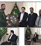 دیدار رئیس دانشگاه علوم پزشکی با فرمانده ناحیه مقاومت سپاه بم به مناسبت دهه فجر و اعیاد شعبانیه