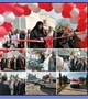 آیین رونمایی از پنج دستگاه آمبولانس و پنج دستگاه خودروی KMC در شرق استان کرمان