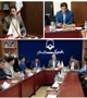 نشست دکتر علی رادفر رئیس دانشگاه علوم پزشکی بم با نیروهای حجمی وشرکتی