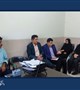بازدید سرزده  مشاور رئیس دانشگاه  و مدیر پشتیبانی از شبکه و مرکز بهداشت شهرستان گنبکی