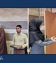 تجلیل مسئول نهاد نمایندگی ولی فقیه در دانشگاه علوم پزشکی بم از کارکنان روابط عمومی ستاد دانشگاه